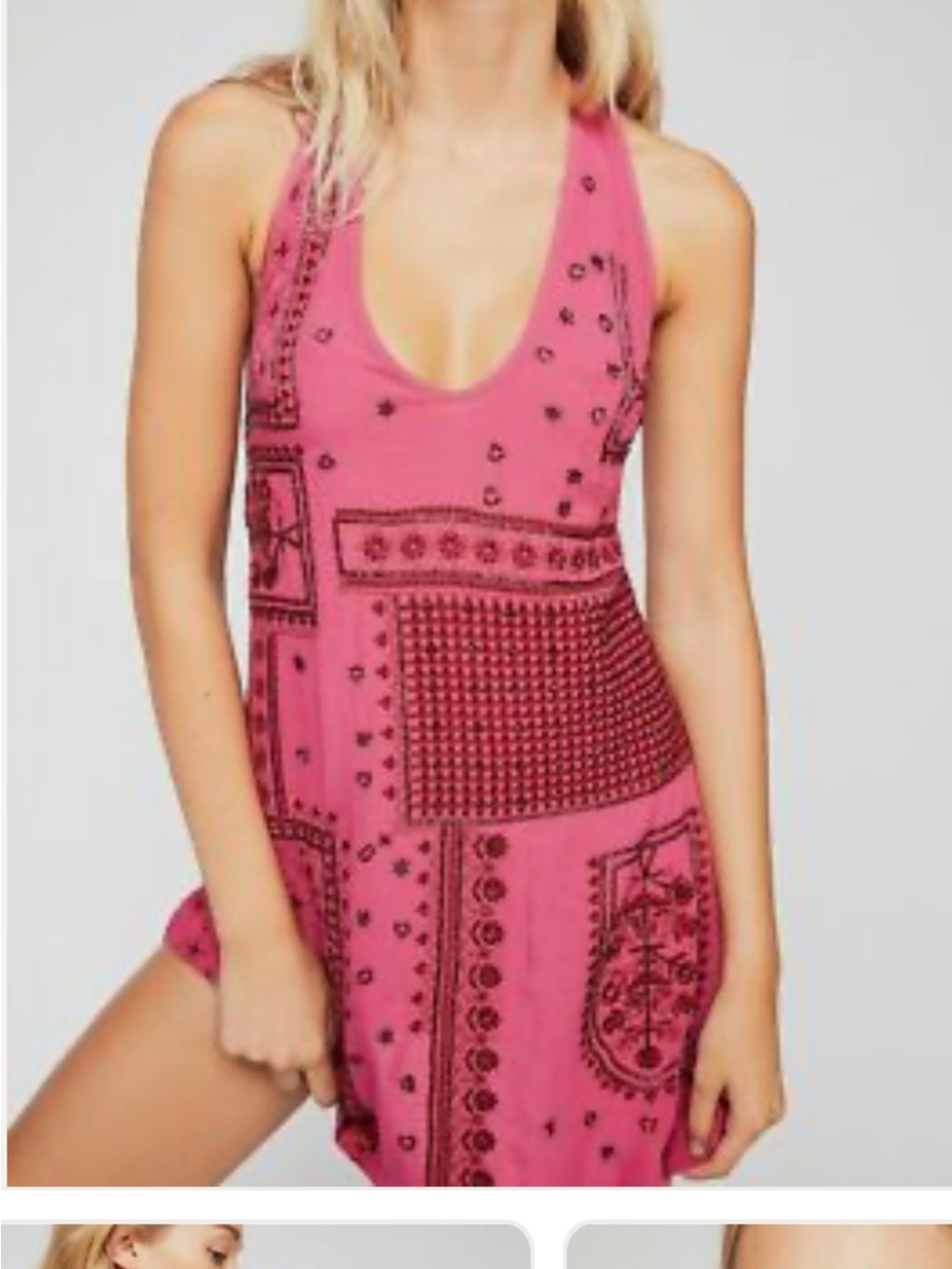 Free People Country nights slip dress.